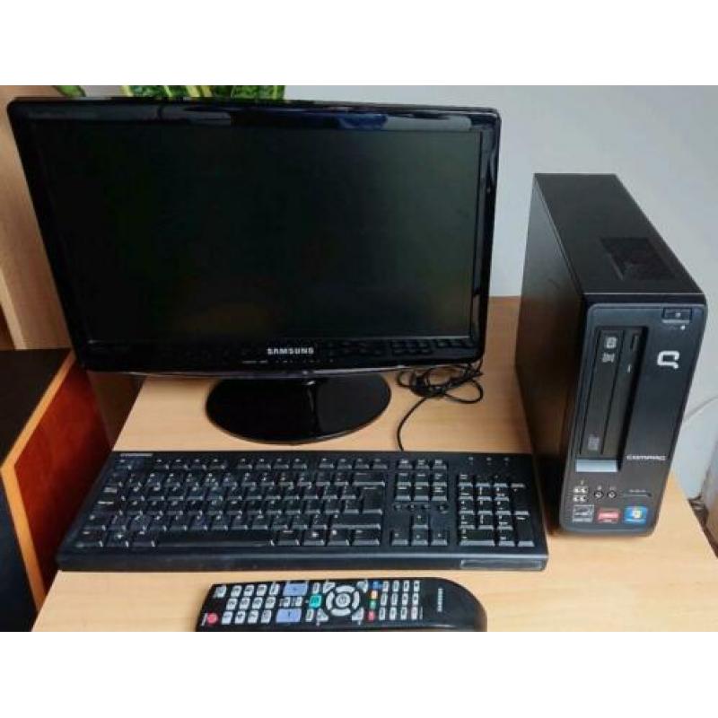 Complete computer, scherm is tevens televisie