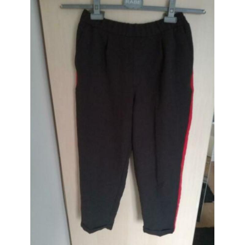 Zwarte driekwart broek - L