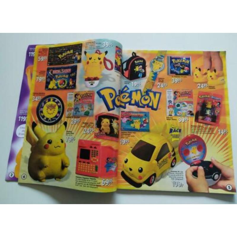 Dikke Bart Smit 2000 Speelgoed folder Pokemon Nintendo PSOne