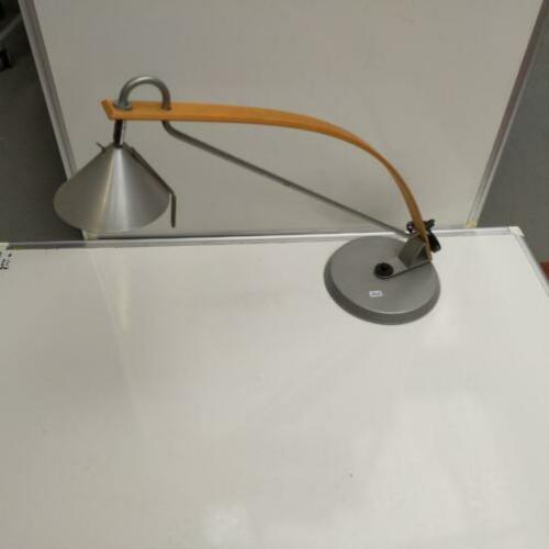 Bureaulamp -metaal met hout