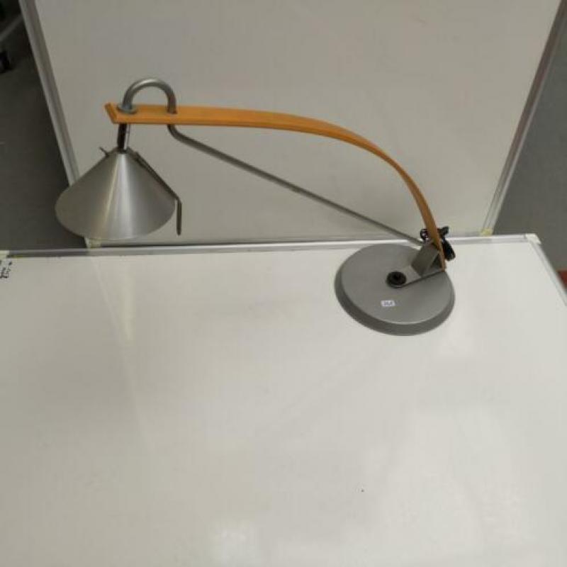 Bureaulamp -metaal met hout