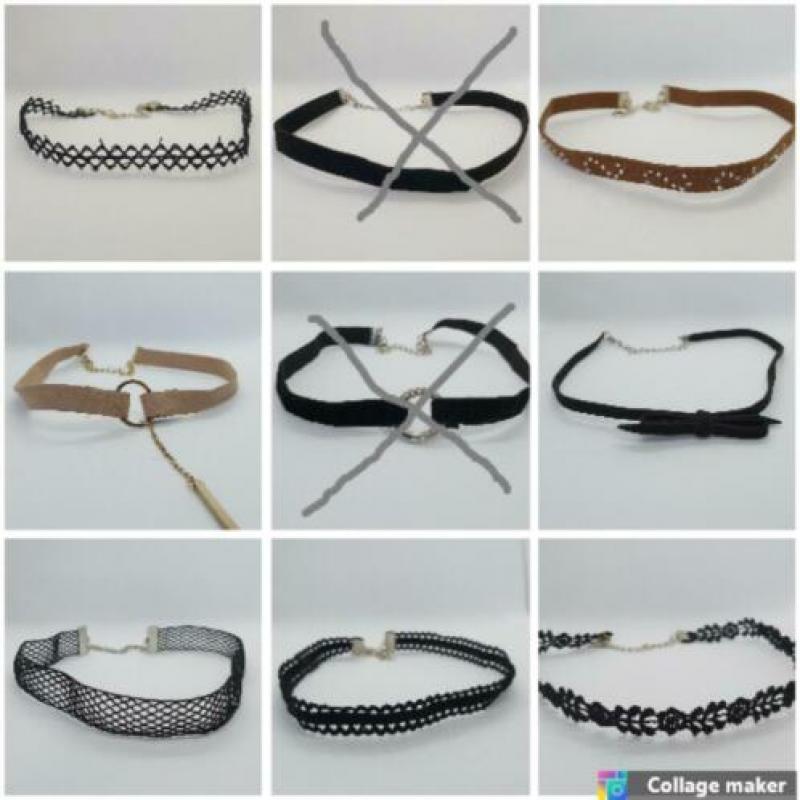 Choker kettingen