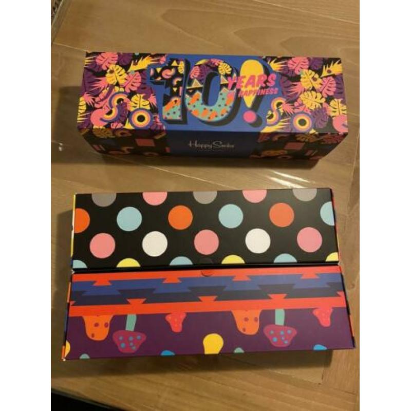 Happy Socks 10 year anniversary gift box maat 36-40