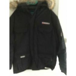 Nieuw! Norway Geografical winterjas, zwart. XXXL.