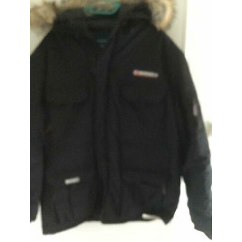 Nieuw! Norway Geografical winterjas, zwart. XXXL.
