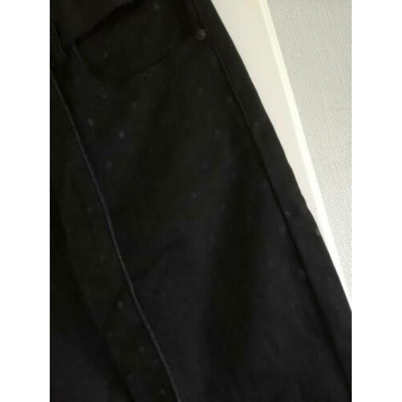 Toxic nieuwe zwarte broek met stipje, XL