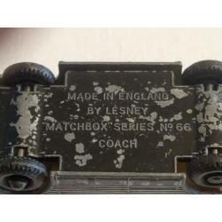 Lelsney Matchbox Series No. 66 Coach