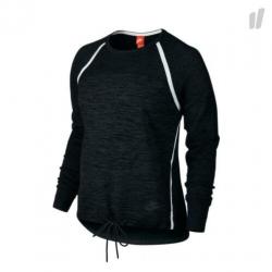 NIEUWE NIKE TECH KNIT crew trui, sweater, zwart, Mt. M