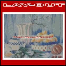 ?/¦ Diamond Painting Stilleven Meditaranee 30*40 Full-Volled