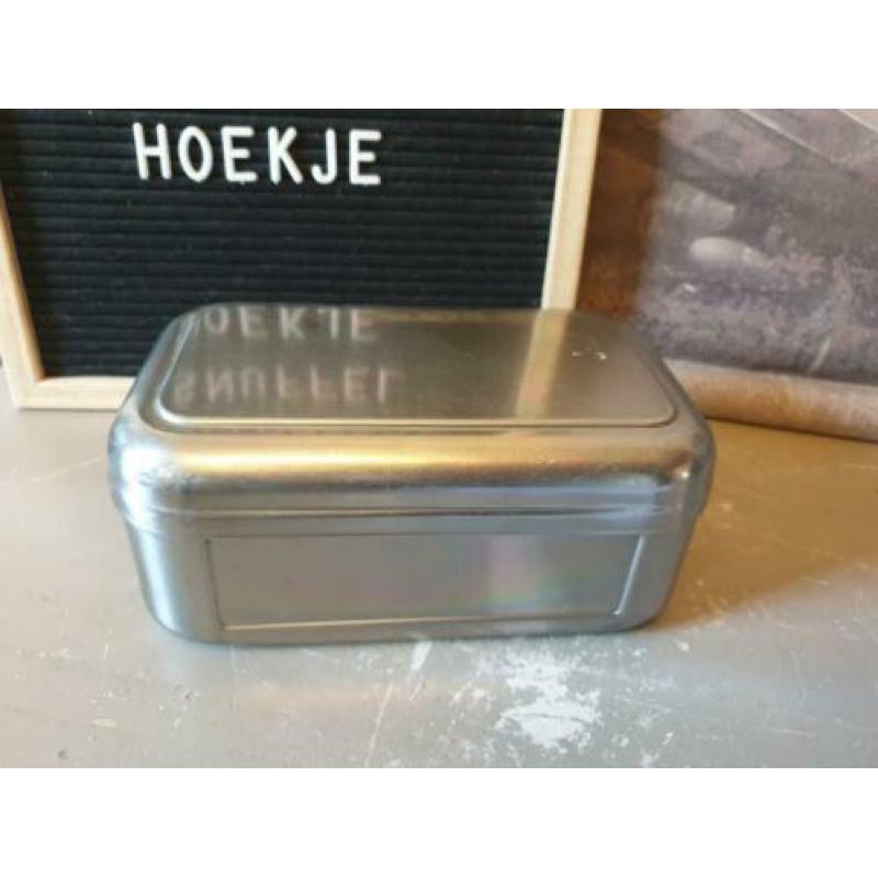 Metalen lunchbox lunchtrommel trommel