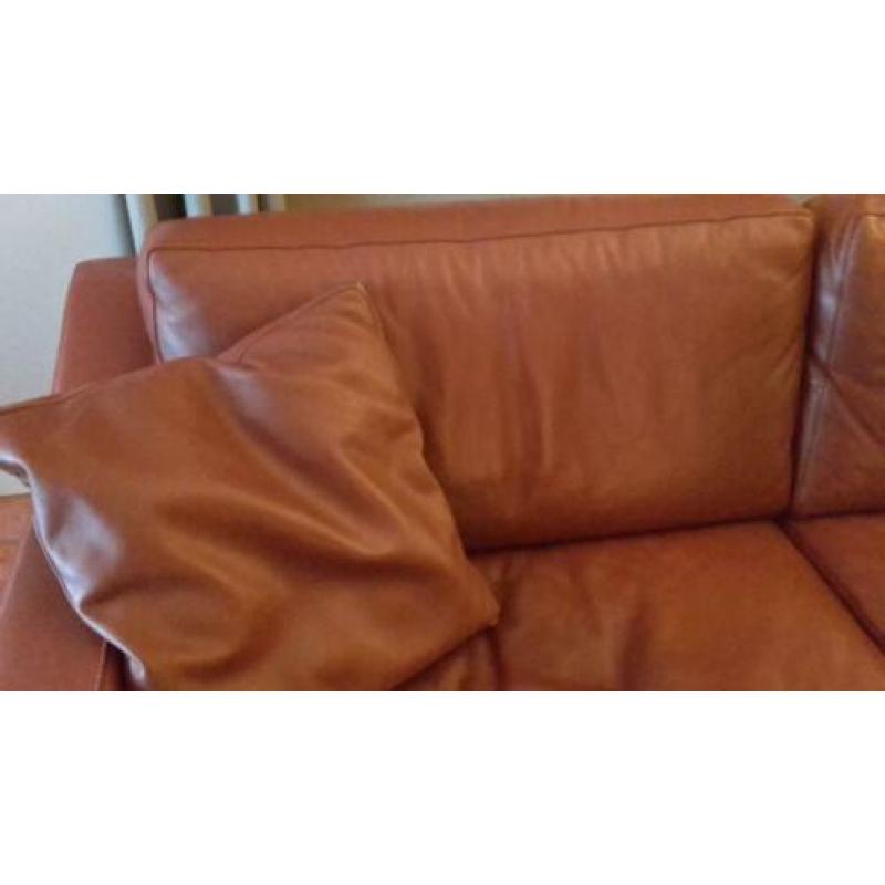 Leolux bank rood/bruin