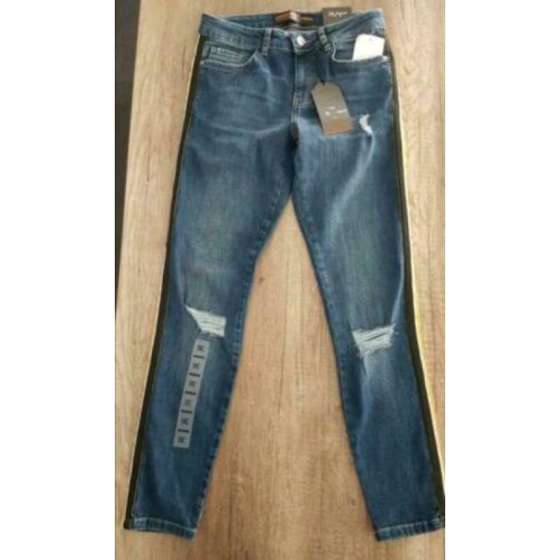 NIEUW! Supermooie, gave & hele aparte stoere skinny jeans!!