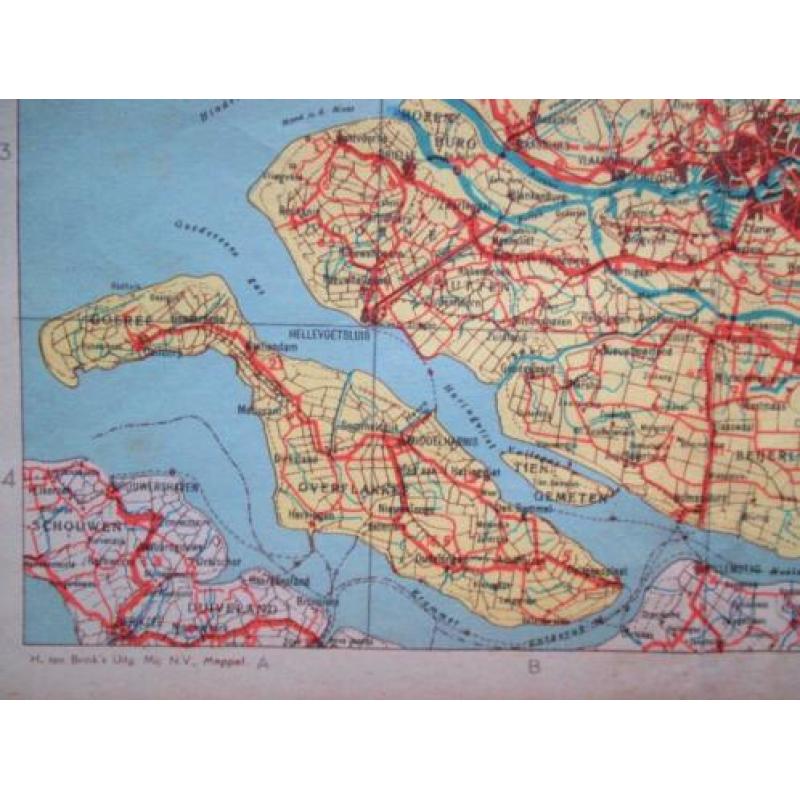 Atlas 1950~Ten Brink's Zakatlas~Ten Brinks~NL + B~Atlasje