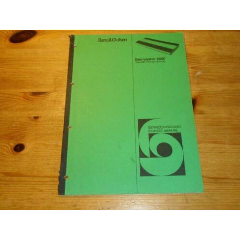 B&O Beomaster 2000 Service Manual