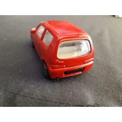 Fiat Seicento Sporting rood, Majorette 1:43