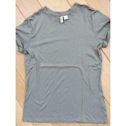 DIVIDED t- shirt leger groen maat S - nieuw -