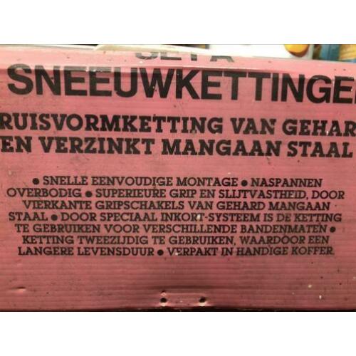 Set van 2 maten sneeuw kettingen