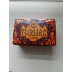 Turmac orange sigaretten blikje