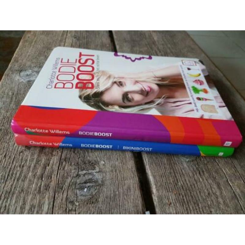 2 Boeken van BODIEBOOST en BIKINIBOOST van Charlotte Willems
