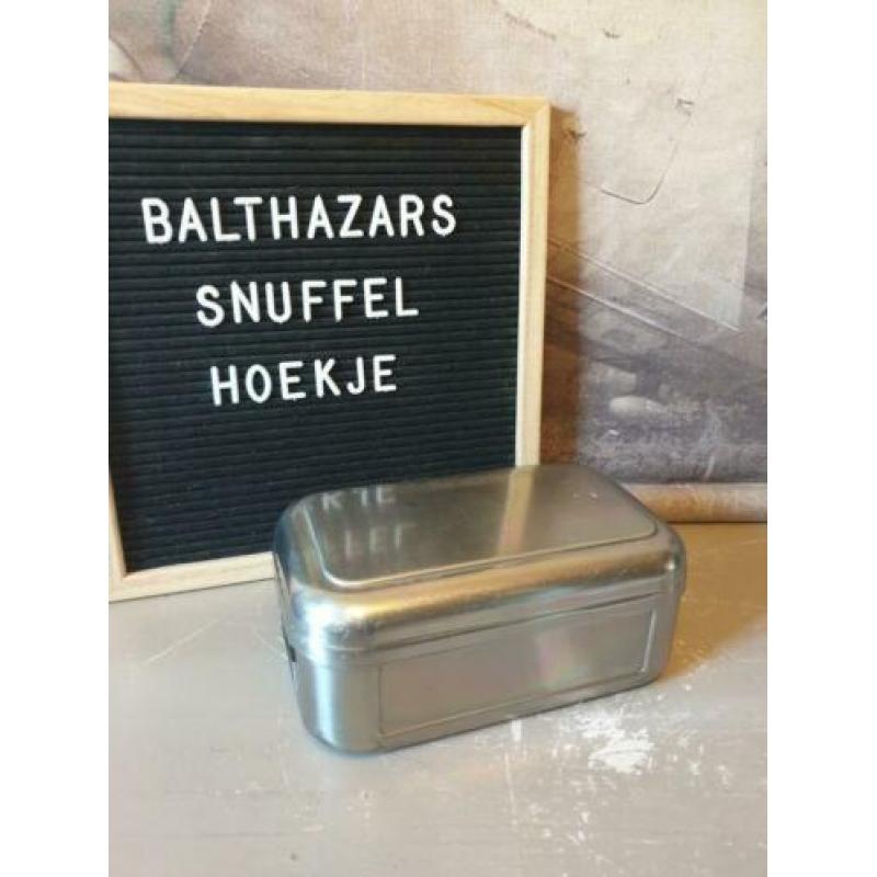 Metalen lunchbox lunchtrommel trommel