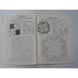 Plastic templates for 27 star patchwork patterns