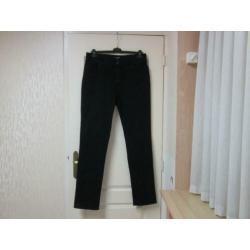 Gardeur Inga slim fit zwarte 5 pocket jeans Mt 46 Lang.