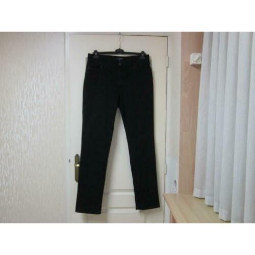 Gardeur Inga slim fit zwarte 5 pocket jeans Mt 46 Lang.