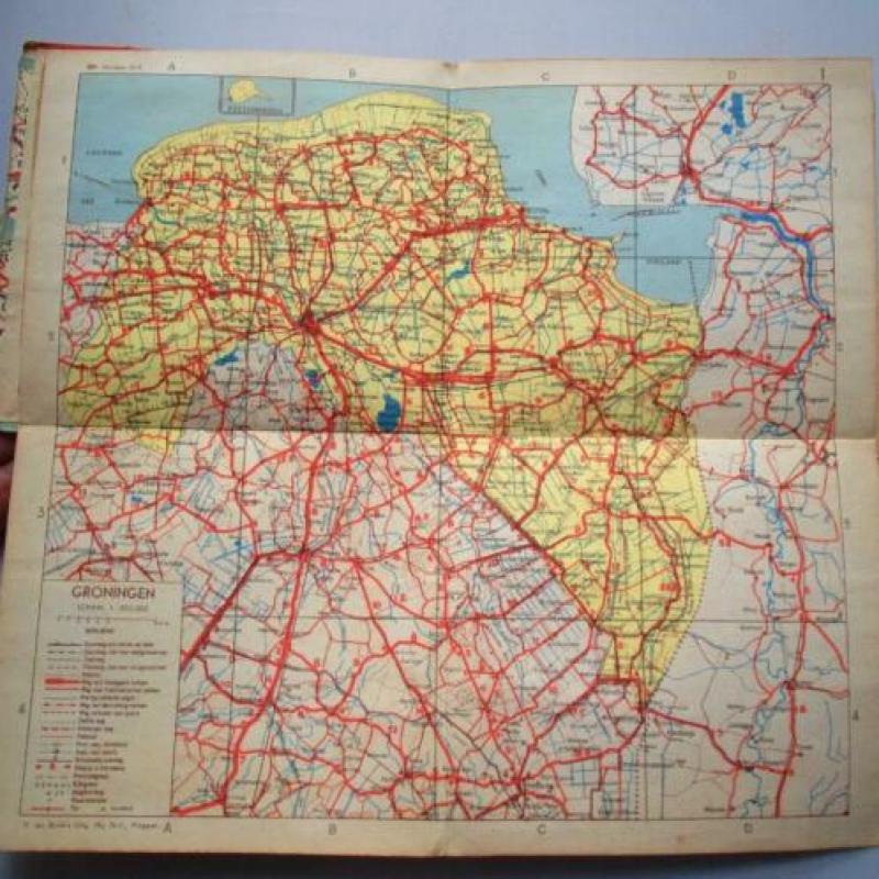 Atlas 1950~Ten Brink's Zakatlas~Ten Brinks~NL + B~Atlasje