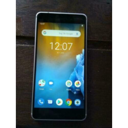 Nokia 6 silver met waterschade