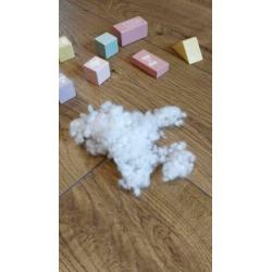 Bed Bumper Baby / Kind handmade - Terrazzo / Wafelstof
