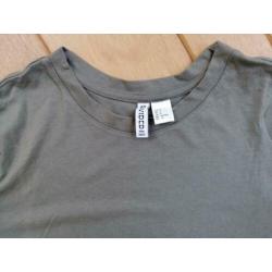 DIVIDED t- shirt leger groen maat S - nieuw -
