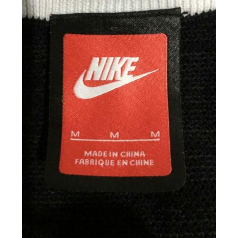 NIEUWE NIKE TECH KNIT crew trui, sweater, zwart, Mt. M