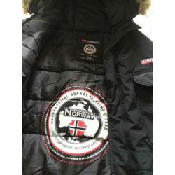 Nieuw! Norway Geografical winterjas, zwart. XXXL.
