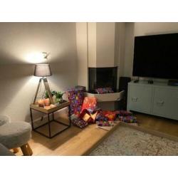 Openhaard houtkachel met ombouw