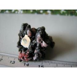 Desclozite met vanadinite,los Lomentos Chihuahua,Mexico