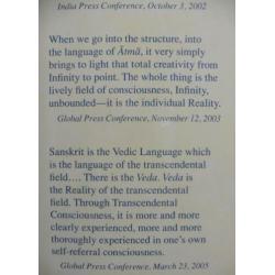 Vedic Expressions in Maharishi Vedic Science - Maharishi Pur