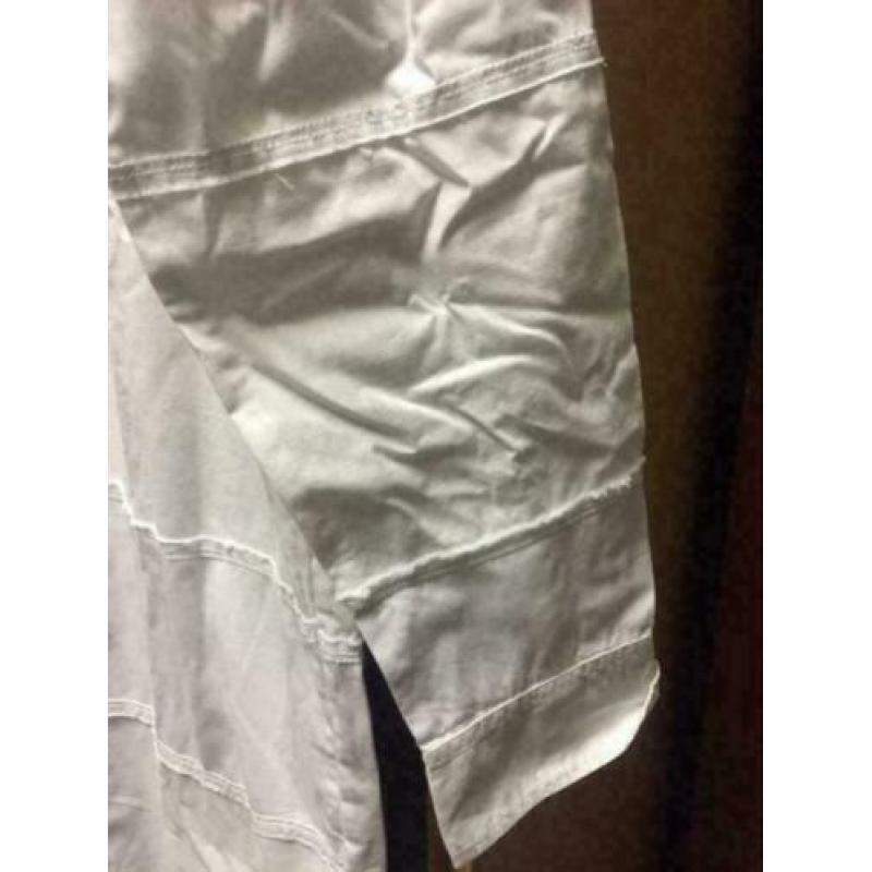 Wit zomer lang tuniek, maat: m/l