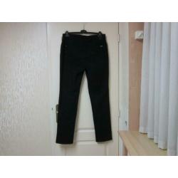 Gardeur Inga slim fit zwarte 5 pocket jeans Mt 46 Lang.