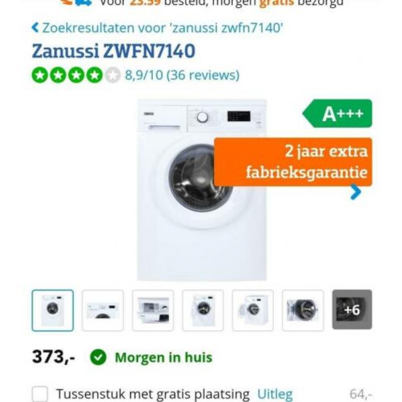 Wasmachine maand oud.23 mnd garantie