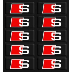 10 x s line embleem / logo / sticker 4,95