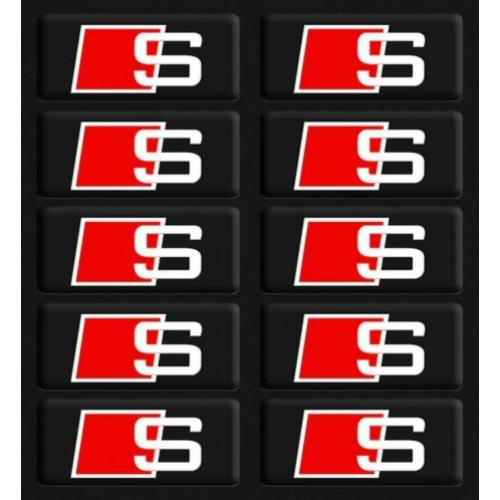 10 x s line embleem / logo / sticker 4,95