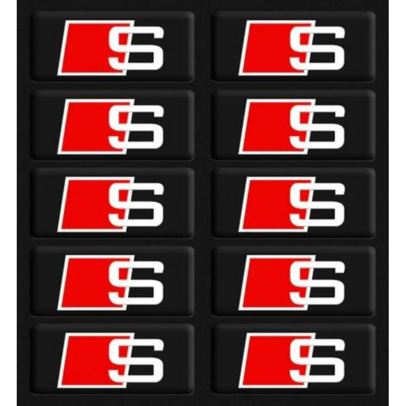 10 x s line embleem / logo / sticker 4,95