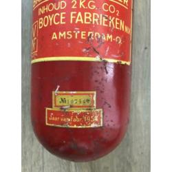 Oude Boyce brandblusser 1954