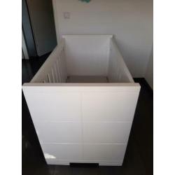 Complete babykamer interbaby Montreal hoogglans wit.