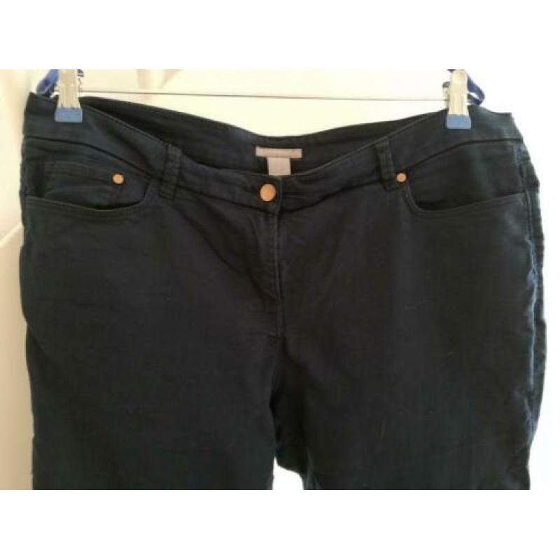 Donkerblauwe broek mt48-50 H&M Plus Size