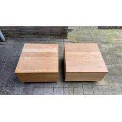 Teak houten salontafel