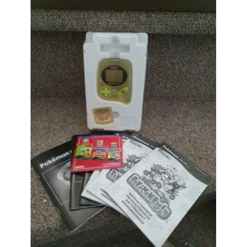 Pokemon mini party Nintendo green compleet
