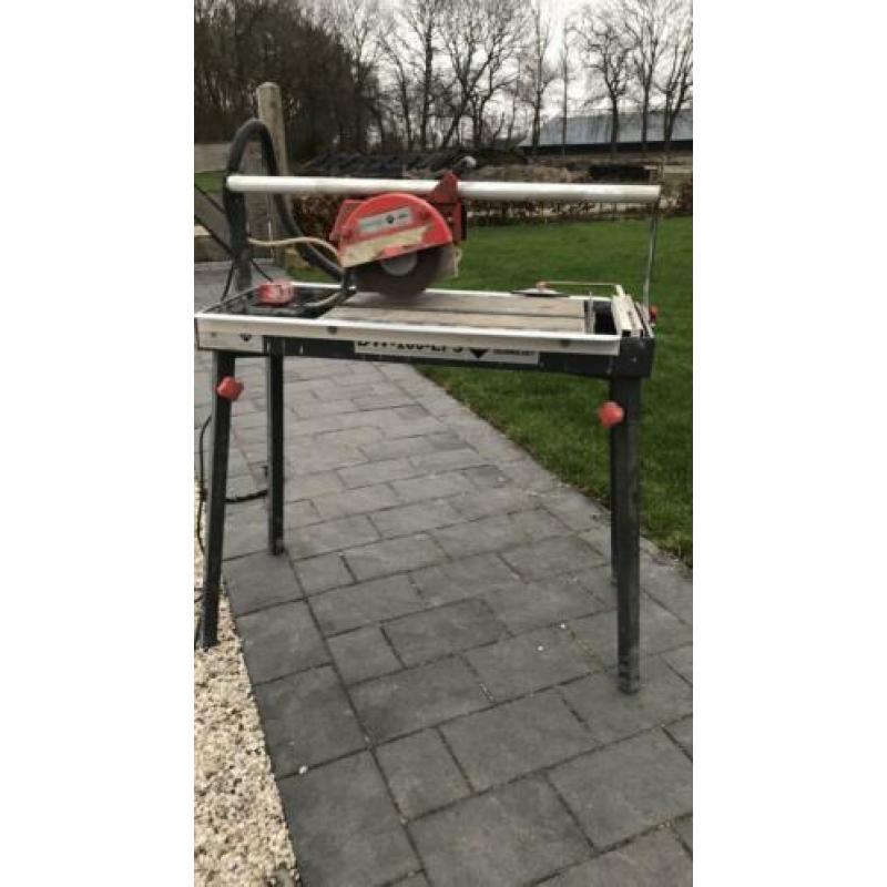 Tegelzaagtafel RUBI Diamant DW-200-LPS (watergekoeld)
