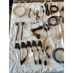 Nieuwe Antenne, Scart, Tulp en USB aansluitkabels