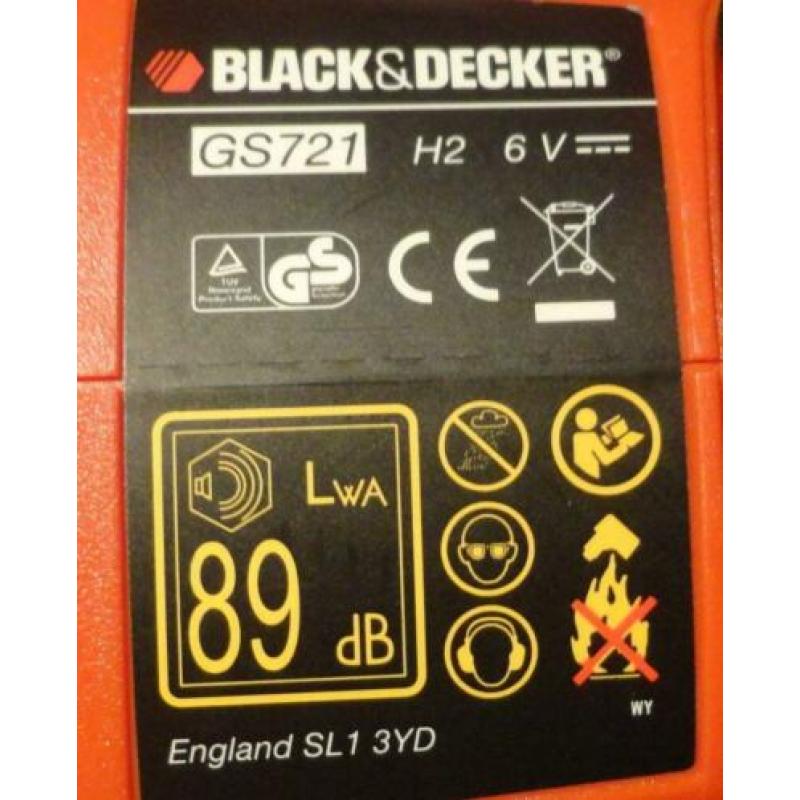 Black & Decker GS721 accu buxusschaar (6.0V)